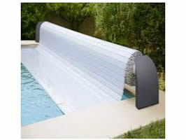 Swimming pool slatted cover Swimming pool slatted cover